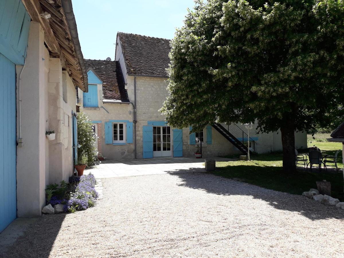 Le Moulin Bleu Bed & Breakfast Seigy Bagian luar foto